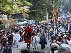 Procesión en el festival tradicional de Nikko