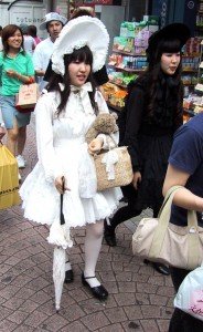 Estilo lolita en Takeshita-dōri, Harajuku, Tokio.